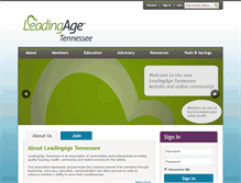 Tablet Screenshot of leadingagetennessee.org